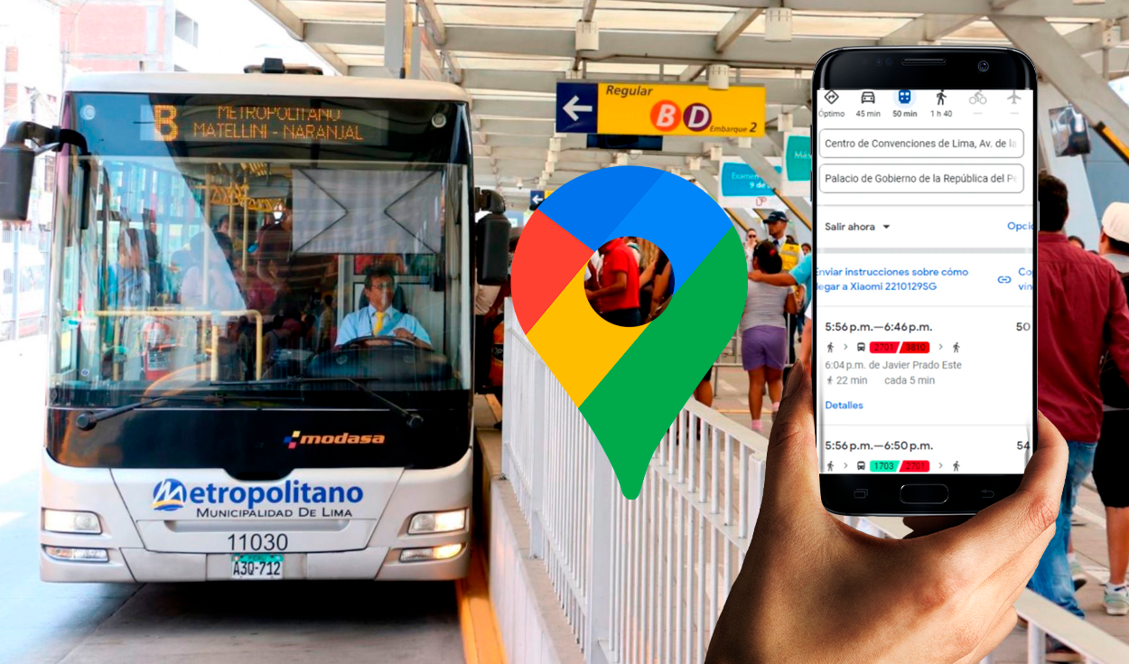 
                                 Google Maps ya te indica todas las rutas del Metropolitano, Corredores y otros buses en Lima: así funciona 
                            