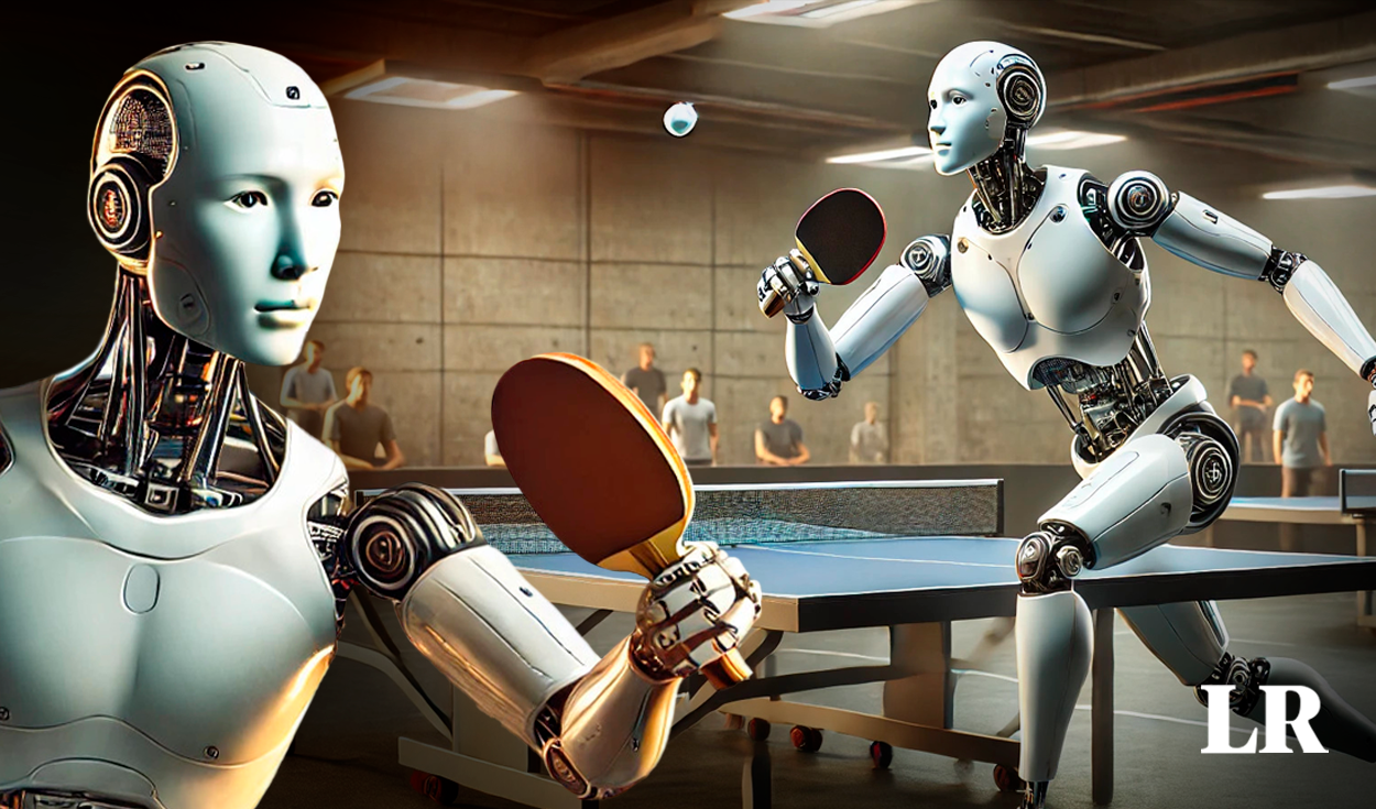 
                                 Nadia, la robot autómata que juega ping pong como un humano: inspirada en la gimnasta olímpica Comaneci 
                            