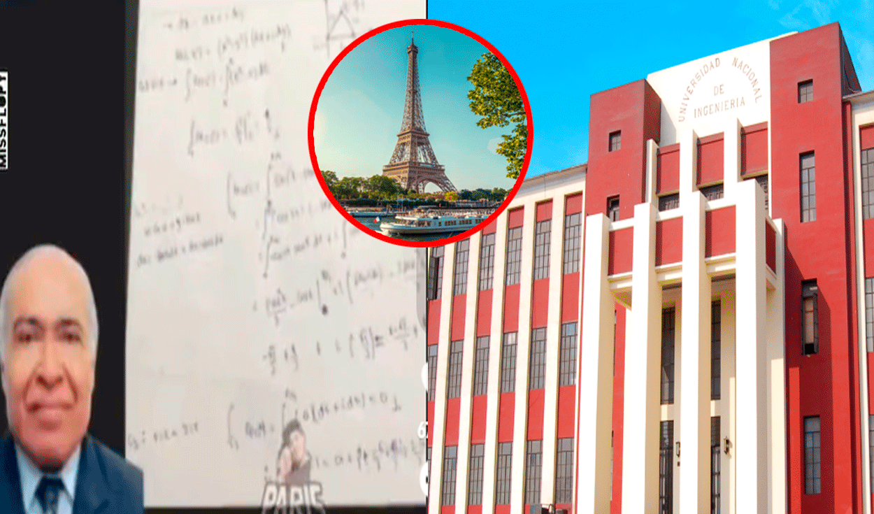 
                                 Docente de la UNI recuerda a alumno que fue a estudiar a Francia: 