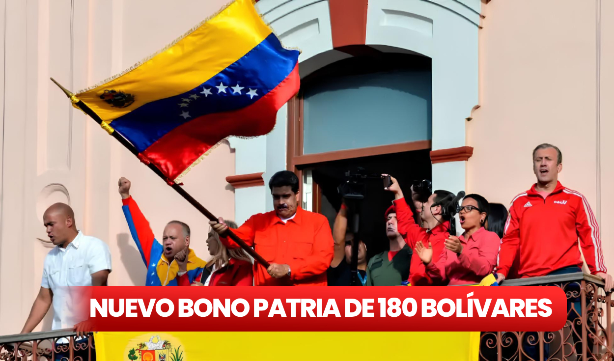 
                                 NUEVO BONO de 180 bolívares vía Sistema Patria: FECHA DE PAGO, beneficiarios y cómo cobrar el SUBSIDIO en Venezuela 
                            