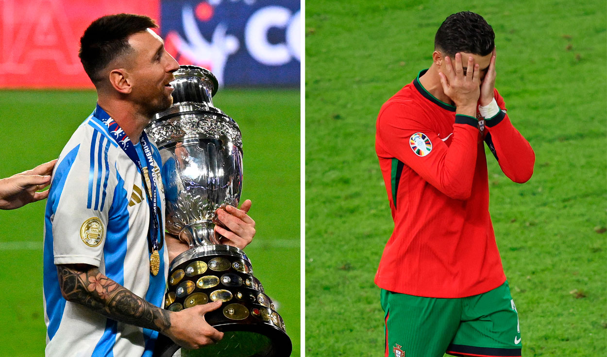 
                                 Lionel Messi quedó como el máximo ganador de títulos: ¿a cuántos quedó Cristiano de alcanzarlo? 
                            