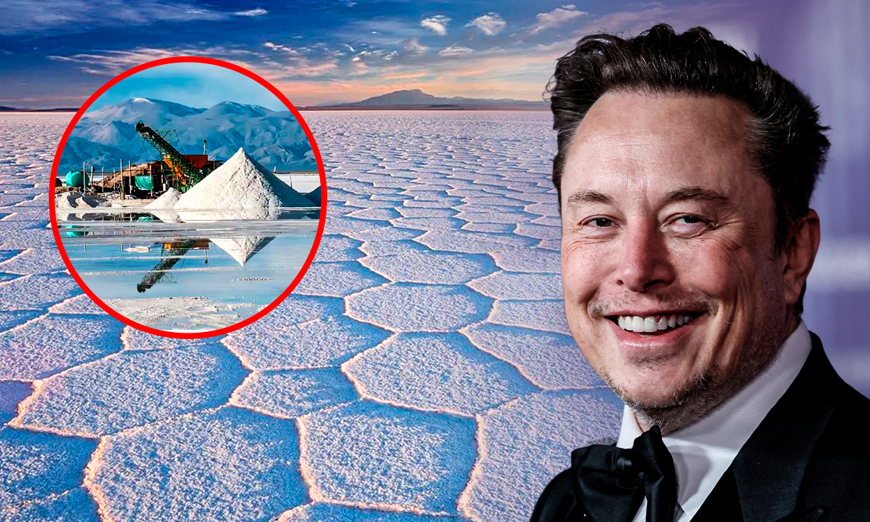 
                                 El desierto de Sudamérica que posee una de las mayores reservas de litio del mundo y es codiciado por Elon Musk 
                            