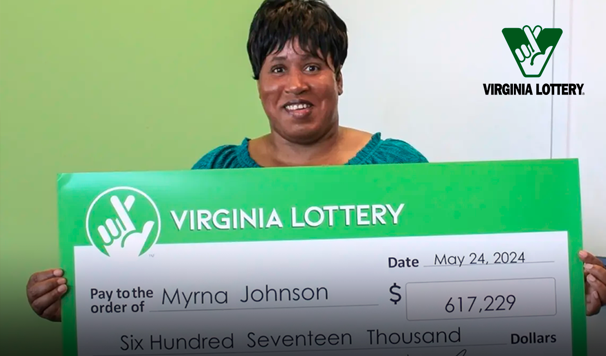 
                                 La mujer que jugó la Lotería de Virginia sin salir de su casa y ganó más de 600.000 dólares 
                            