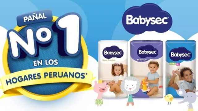 
                                 Babysec: la marca nº1 de pañales para bebés en los hogares peruanos 
                            
