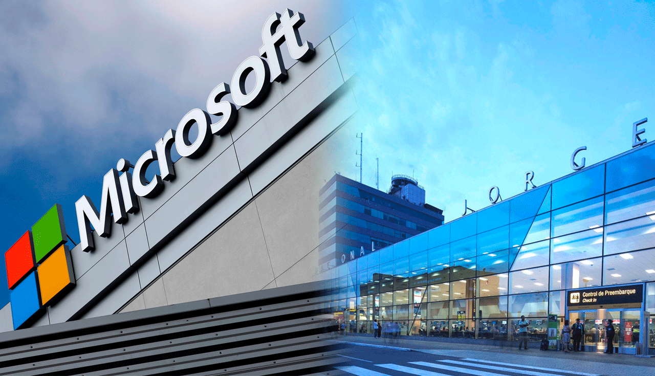 
                                 Advierten posibles retrasos en vuelos del aeropuerto Jorge Chávez por caída mundial de sistema de Microsoft 
                            
