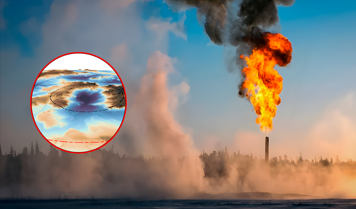 
                                 Científicos detectan la mayor fuga de metano jamás antes registrada que fue iniciada en 2023 
                            