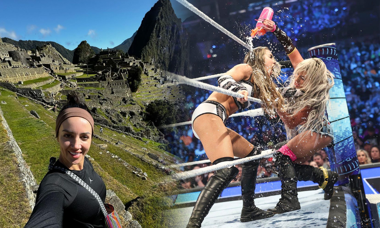 
                                 Chelsea Green, luchadora de la WWE, visitó por primera vez Machu Picchu y quedó fascinada: 