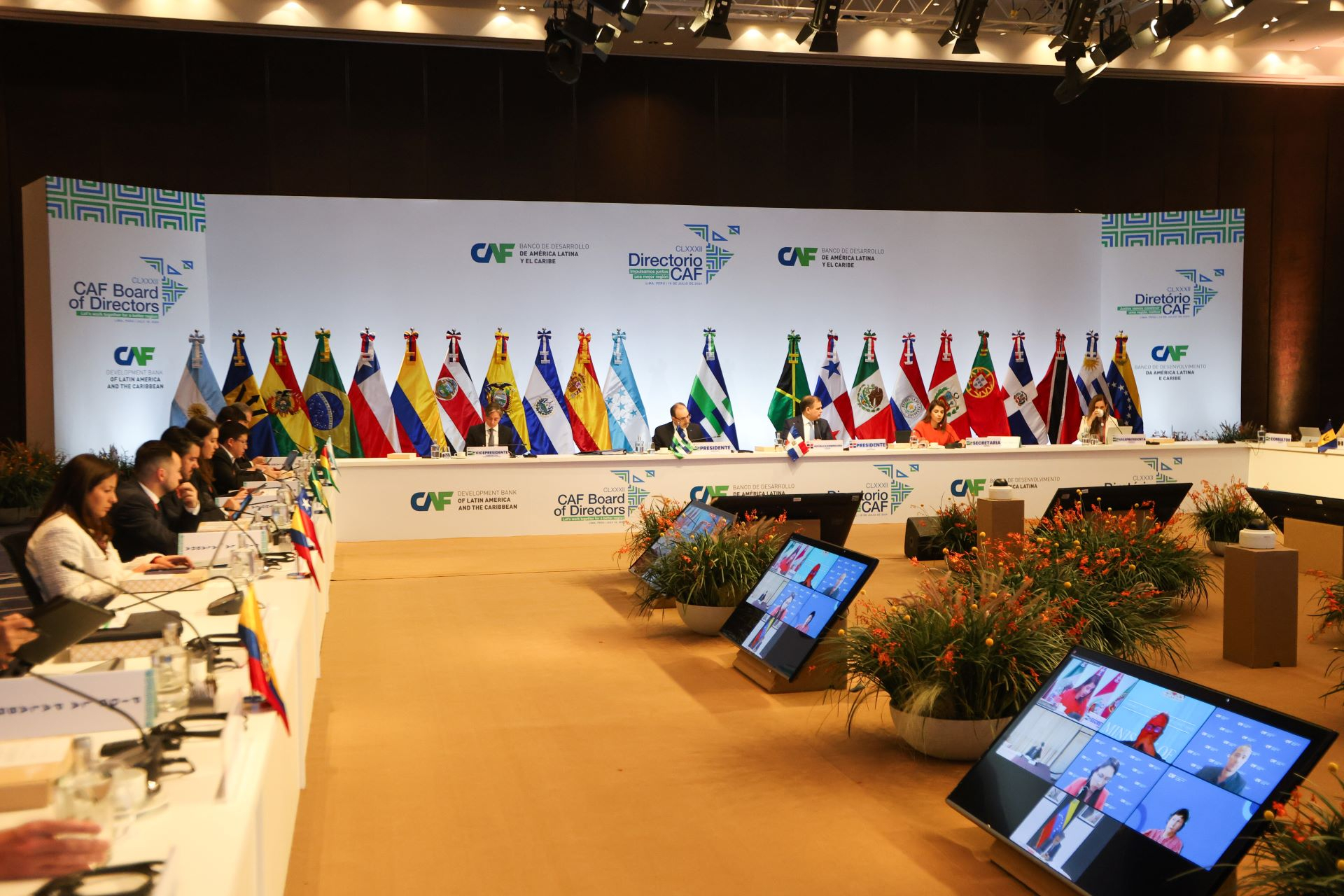 
                                 CAF aprueba préstamos por US$2.740 millones para el desarrollo de América Latina y el Caribe 
                            