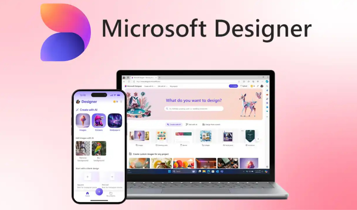 
                                 Una opción más para generar imágenes con IA: Microsoft Designer ya está disponible en iOS y Andrid 
                            