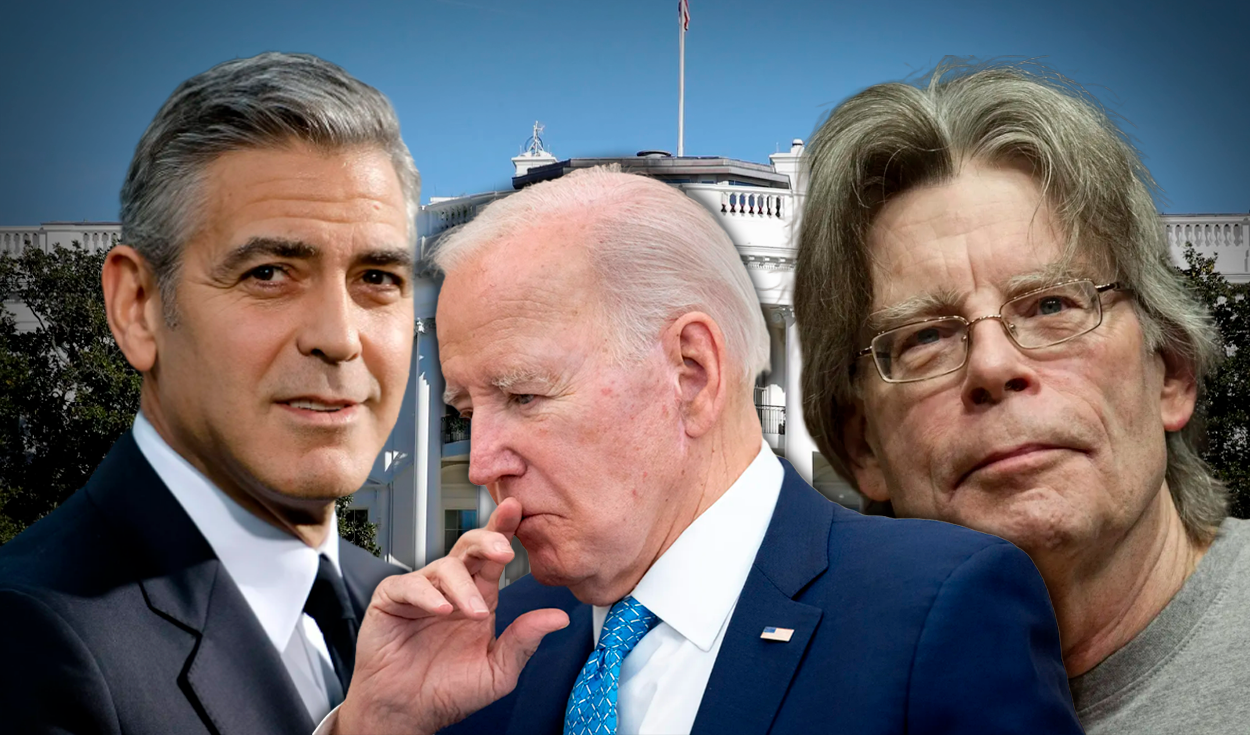 
                                 Desde Stephen King a George Clooney: los famosos que pidieron la salida de Joe Biden a su candidatura electoral 
                            