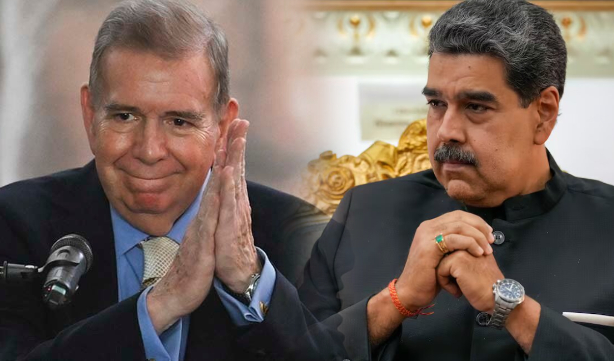 
                                 Edmundo González aventaja a Maduro en las encuestas a una semana de las elecciones presidenciales 
                            