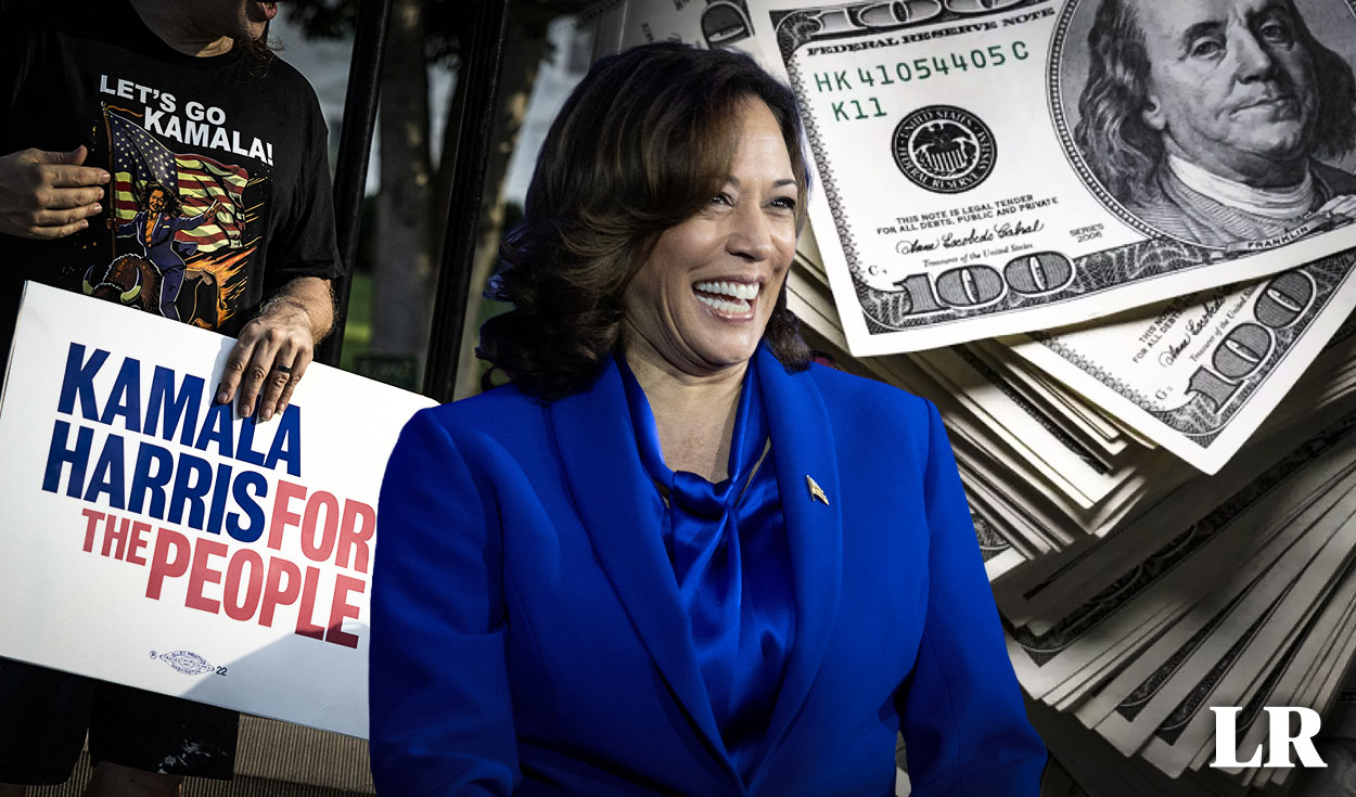 
                                 Campaña de Kamala Harris recauda más de US$45 millones tras renuncia de Biden a las elecciones en EE. UU. 
                            