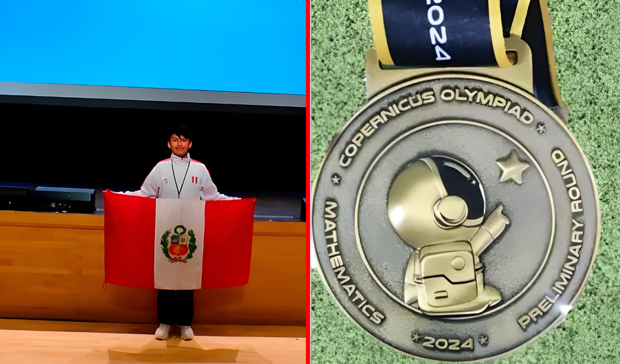
                                 Estudiante de La Oroya gana medalla de oro en olimpiada internacional de matemáticas 
                            