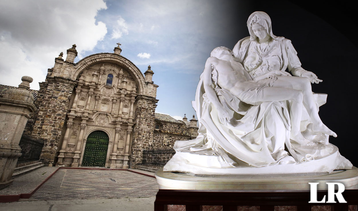 
                                 La réplica de ‘La Piedad’ en un pueblo de Sudamérica que sirvió para restaurar la obra original de Miguel Ángel 
                            