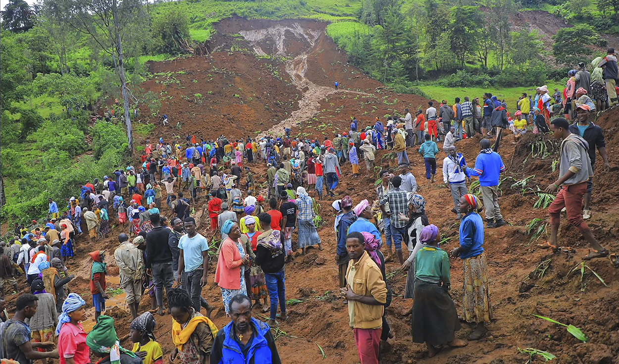 
                                 Tragedia en Etiopía: al menos 157 muertos deja deslizamientos de tierra en sur del país 
                            