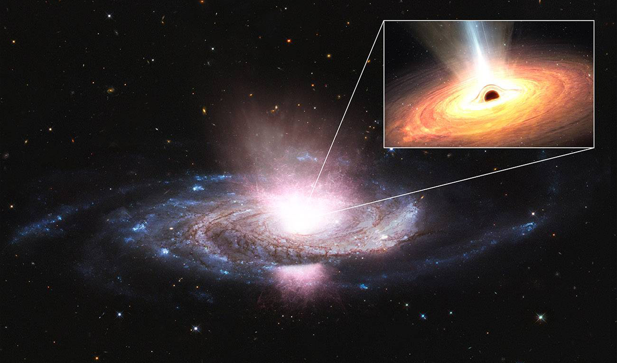 
                                 Astrónomos detectan un agujero negro considerado el 'eslabón perdido' que acecha la Vía Láctea 
                            