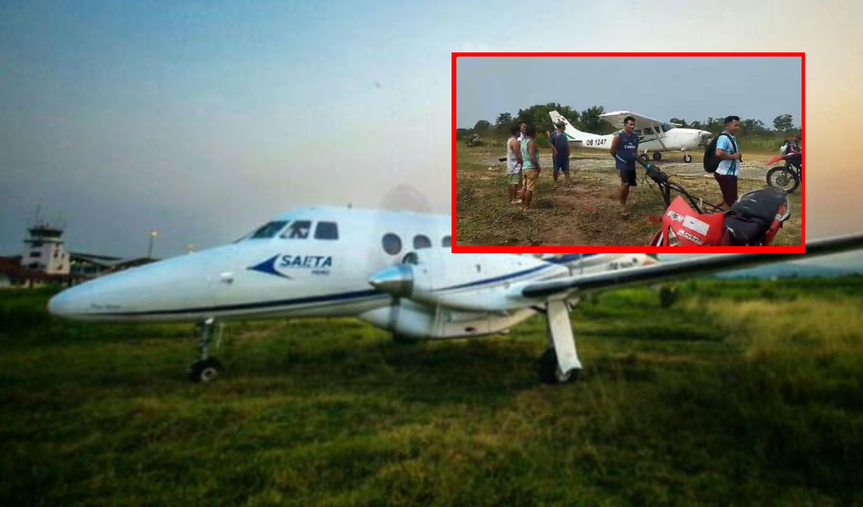 
                                 Tarapoto: sujetos roban avioneta luego de aterrizaje improvisado en Alto Amazonas 
                            