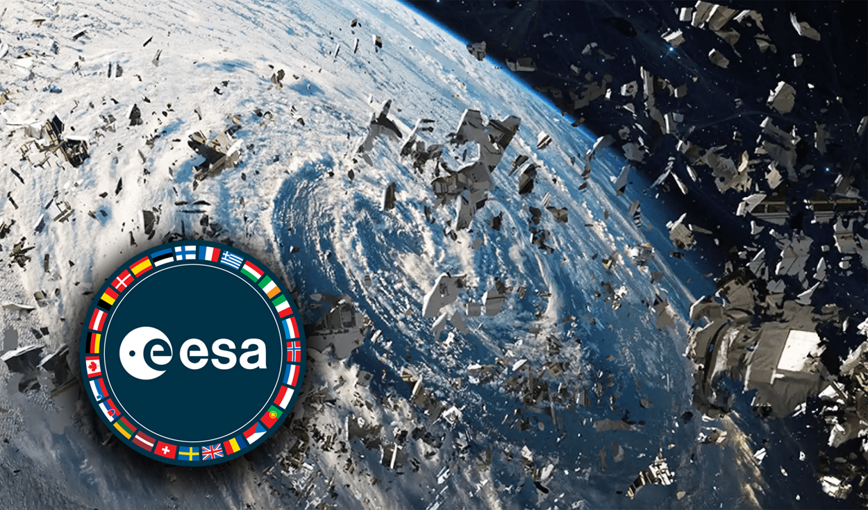 
                                 La ESA alerta que hay demasiada basura espacial cerca de la Tierra: 35.000 objetos amenazan a naves en órbita 
                            