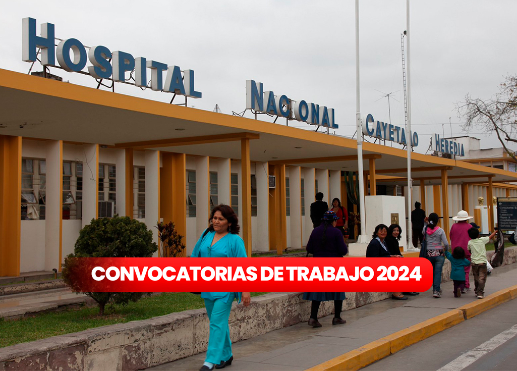 
                                 Hospital Cayetano Heredia ofrece trabajos para personal médico y administrativo: sueldos oscilan hasta los S/7.300 
                            