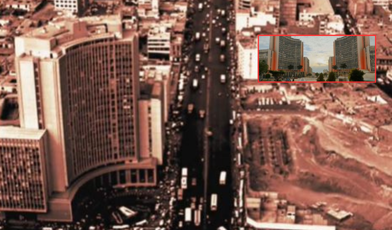 
                                 El primer rascacielos del Perú que casi se convierte en la 'Torre gemela limeña': el proyecto quedó inconcluso y hoy es un centro comercial 
                            
