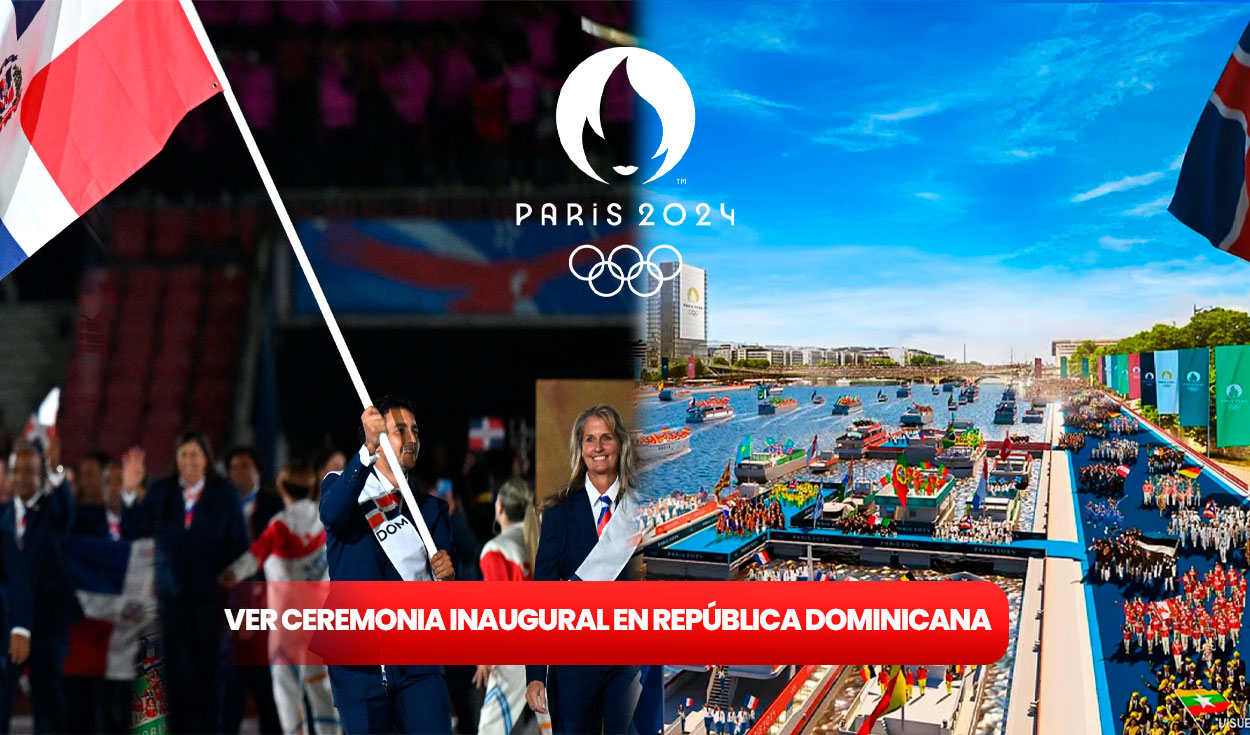 
                                 ¿Dónde ver la ceremonia inaugural de los Juegos Olímpicos París 2024 en República Dominicana? Hora y canales 
                            