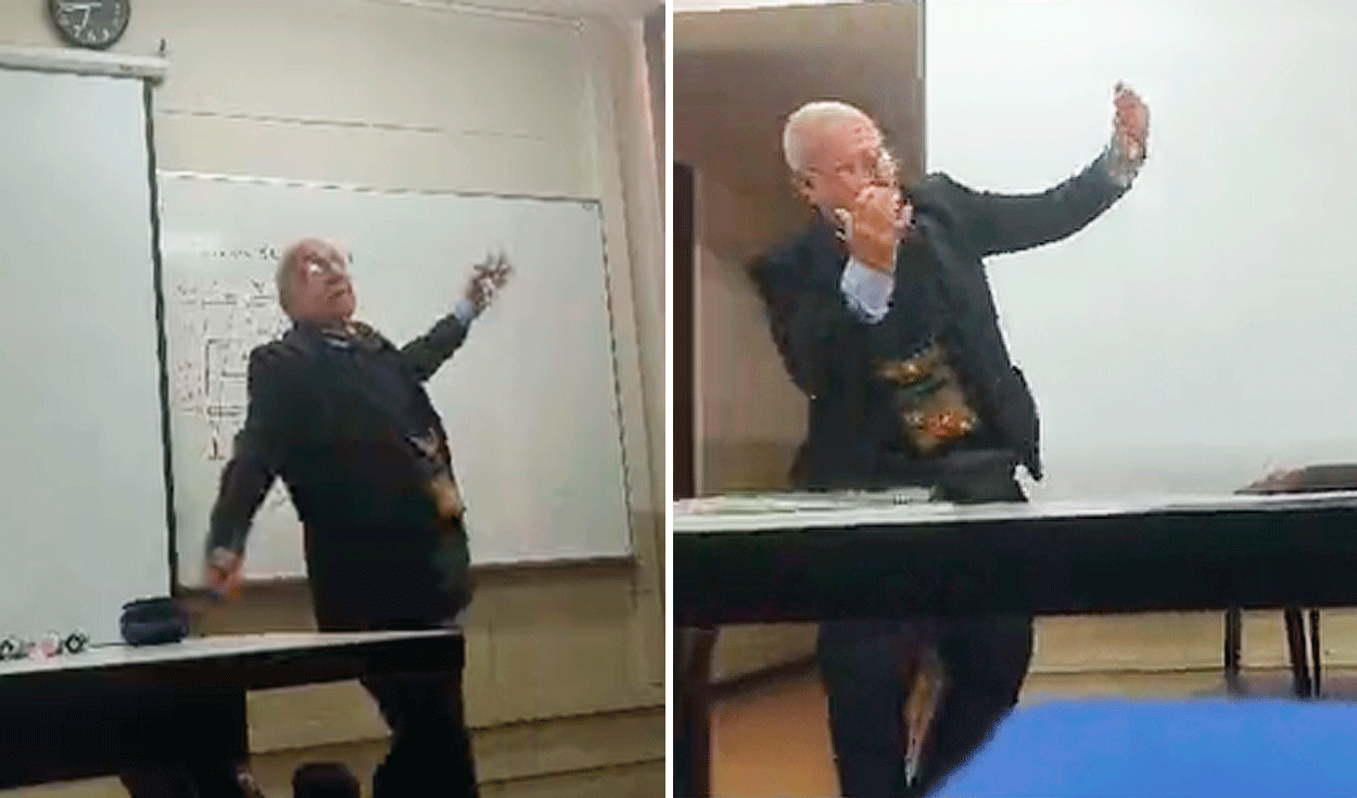 
                                 Profesor de Ingeniería Civil de la UNI se viraliza por su peculiar forma de enseñar: “Es un crack” 
                            
