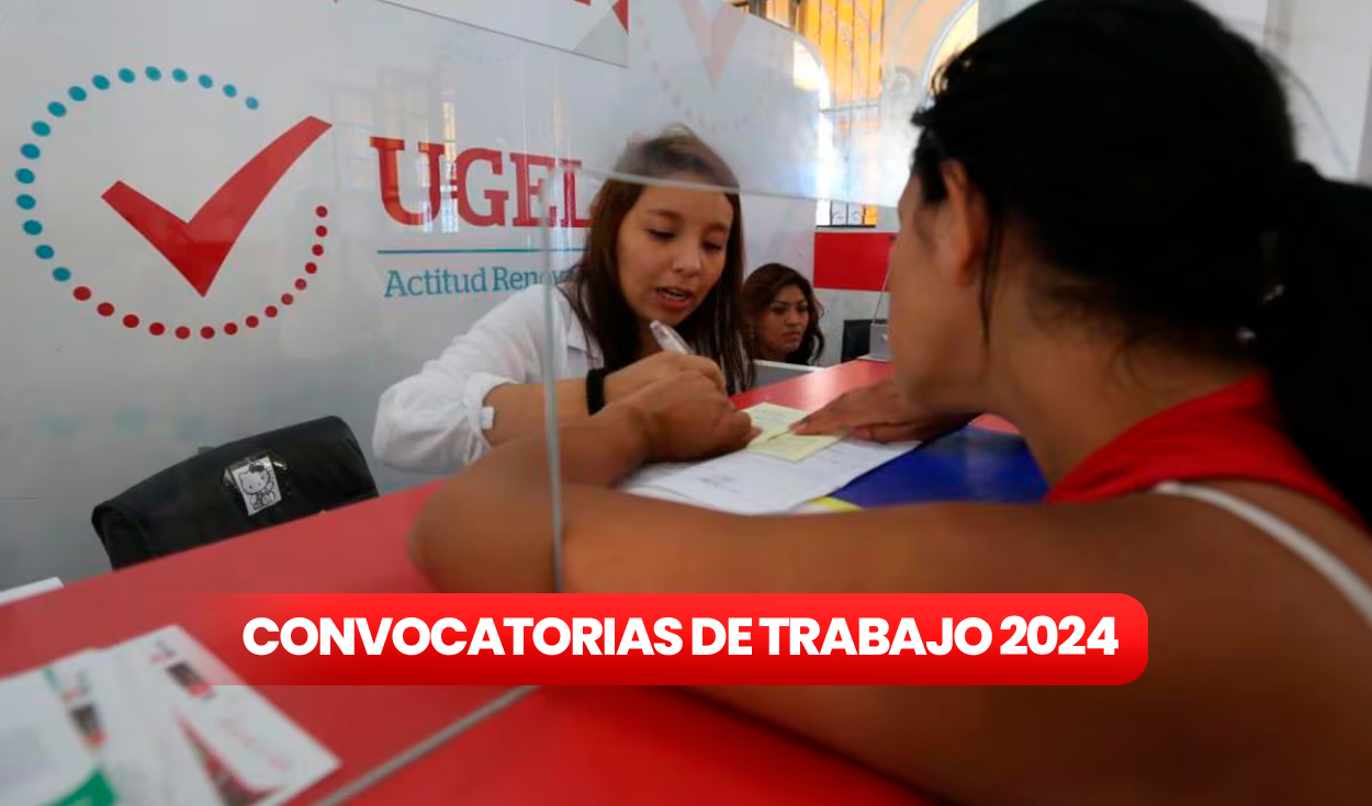 
                                 UGEL busca trabajadores con secundaria completa, técnicos o titulados en todo el Perú con sueldos de hasta 5.000 soles 
                            