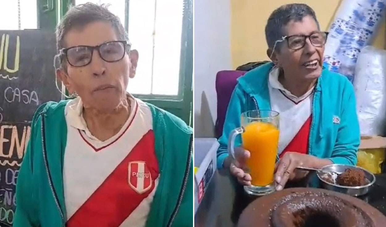 
                                 Peruana acogió a adulto mayor en su restaurante y lo sorprendió con cumpleaños: “Ayudemos al prójimo” 
                            
