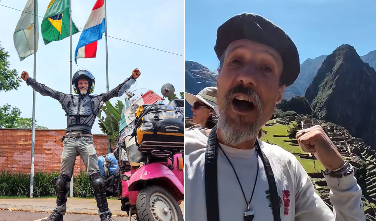 
                                 Mexicano que recorre América Latina en su moto quedó maravillado con el Perú: “Hay muchos países que lo envidian” 
                            