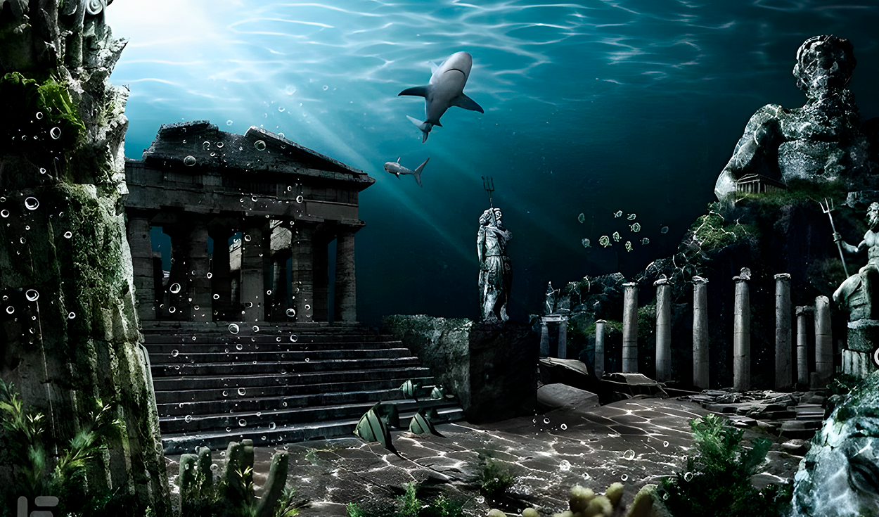 
                                 La 'verdadera Atlántida', ciudad sumergida que arqueólogos han descubierto en las costas de Grecia 
                            