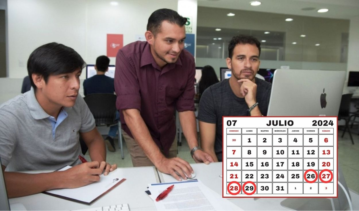 
                                 ¿Qué días pueden descansar los trabajadores del sector privado en el feriado largo del 26 al 29 de julio por Fiestas Patrias? 
                            