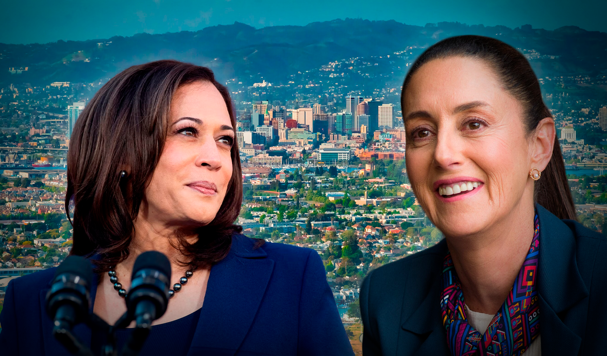 
                                 Kamala Harris y Claudia Sheinbaum: similitudes entre posible sucesora de Biden en Estados Unidos y la presidenta de México 
                            