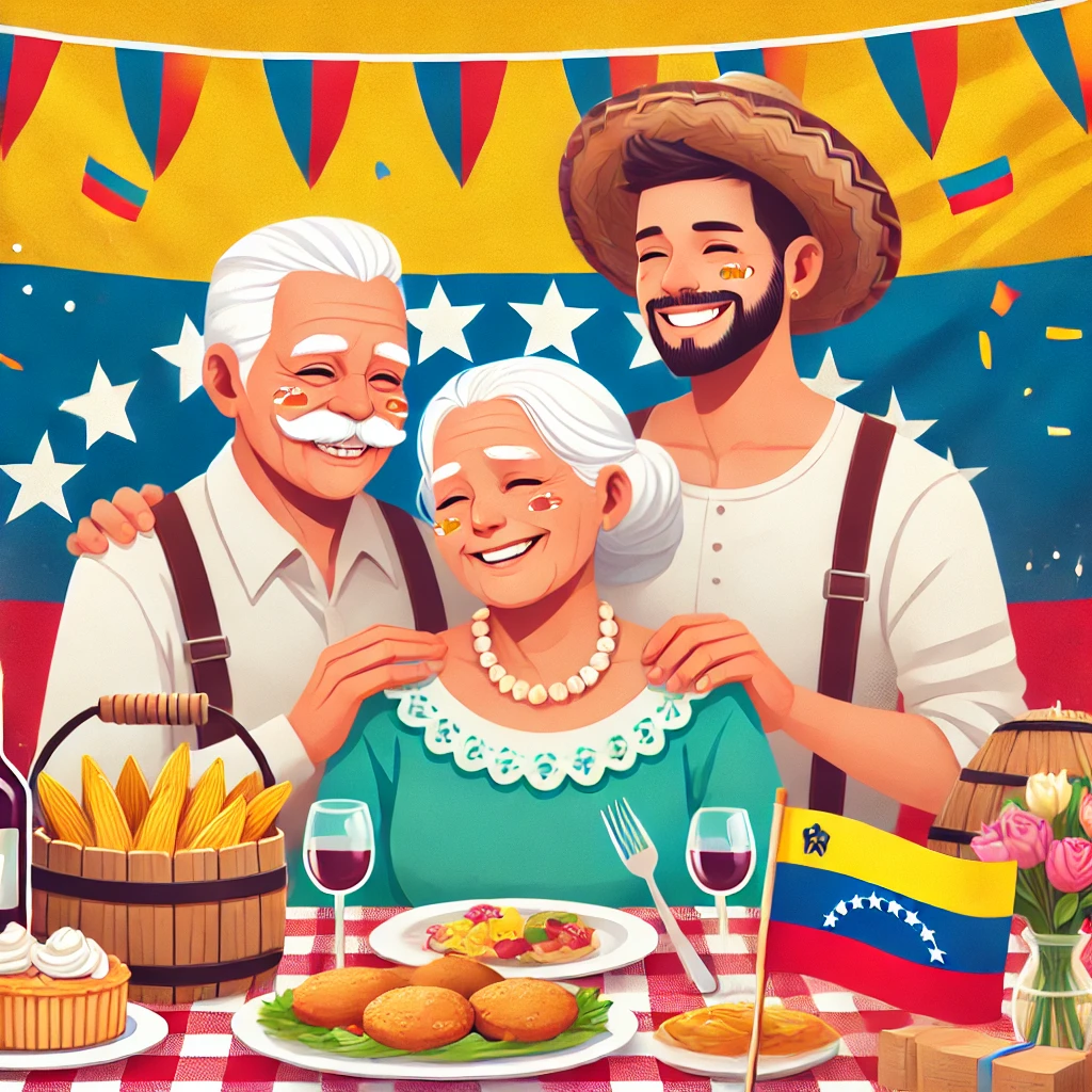 El Día del Abuelo en Venezuela se celebra cada 26 de julio. Foto: Dall-E