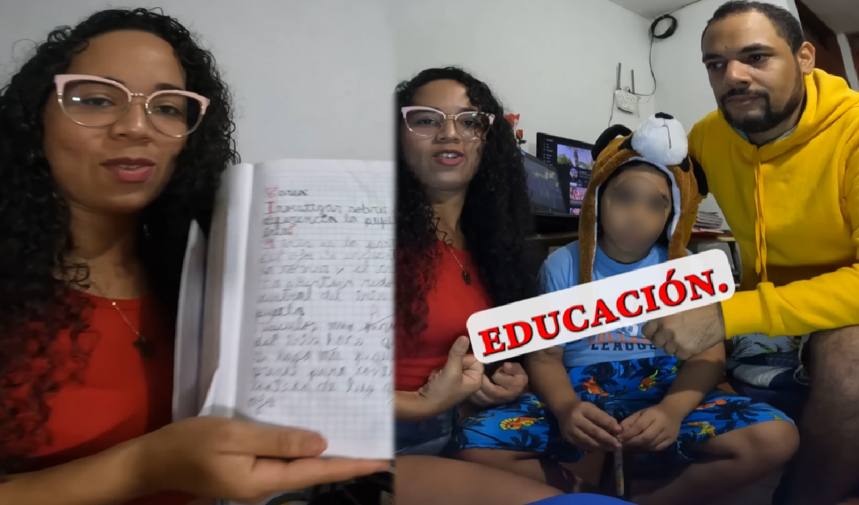 
                                 Padres venezolanos impresionados con la educación escolar de Perú: “En Venezuela solo estudiamos con una libreta” 
                            