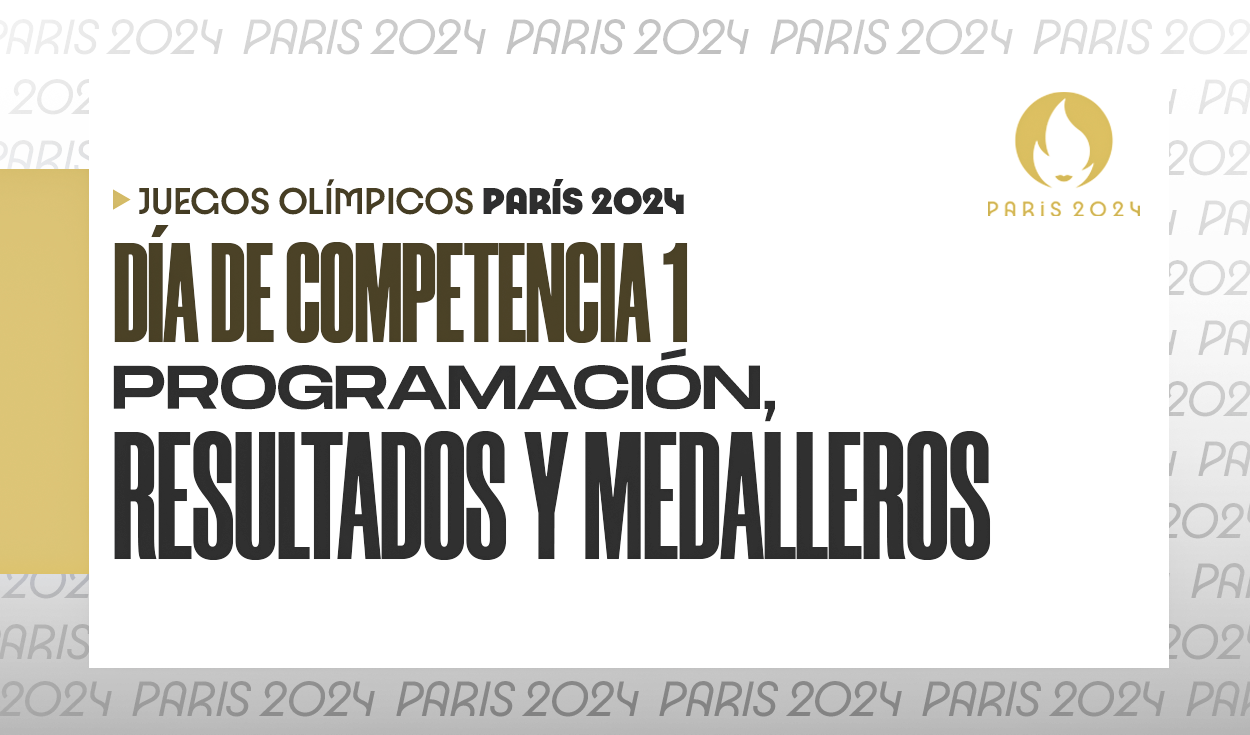 
                                 Juegos Olímpicos París 2024: programación y medallero del día 1 de competencia 
                            