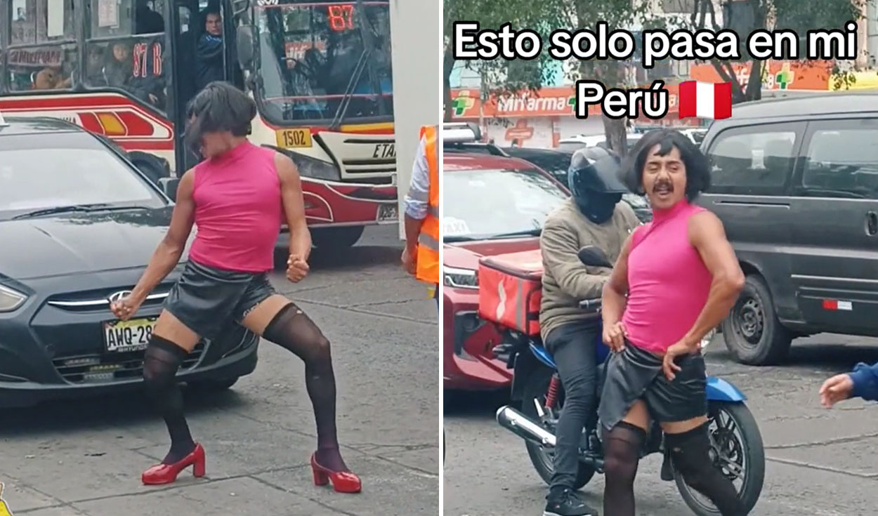 
                                 ‘Freddie Mercury peruano’ causa sensación en las calles con sus divertidos pasos: 
