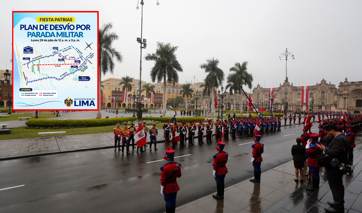
                                 Fiestas Patrias 2024: conoce calles y avenidas cerradas este 28 y 29 de julio en centro histórico de Lima 
                            