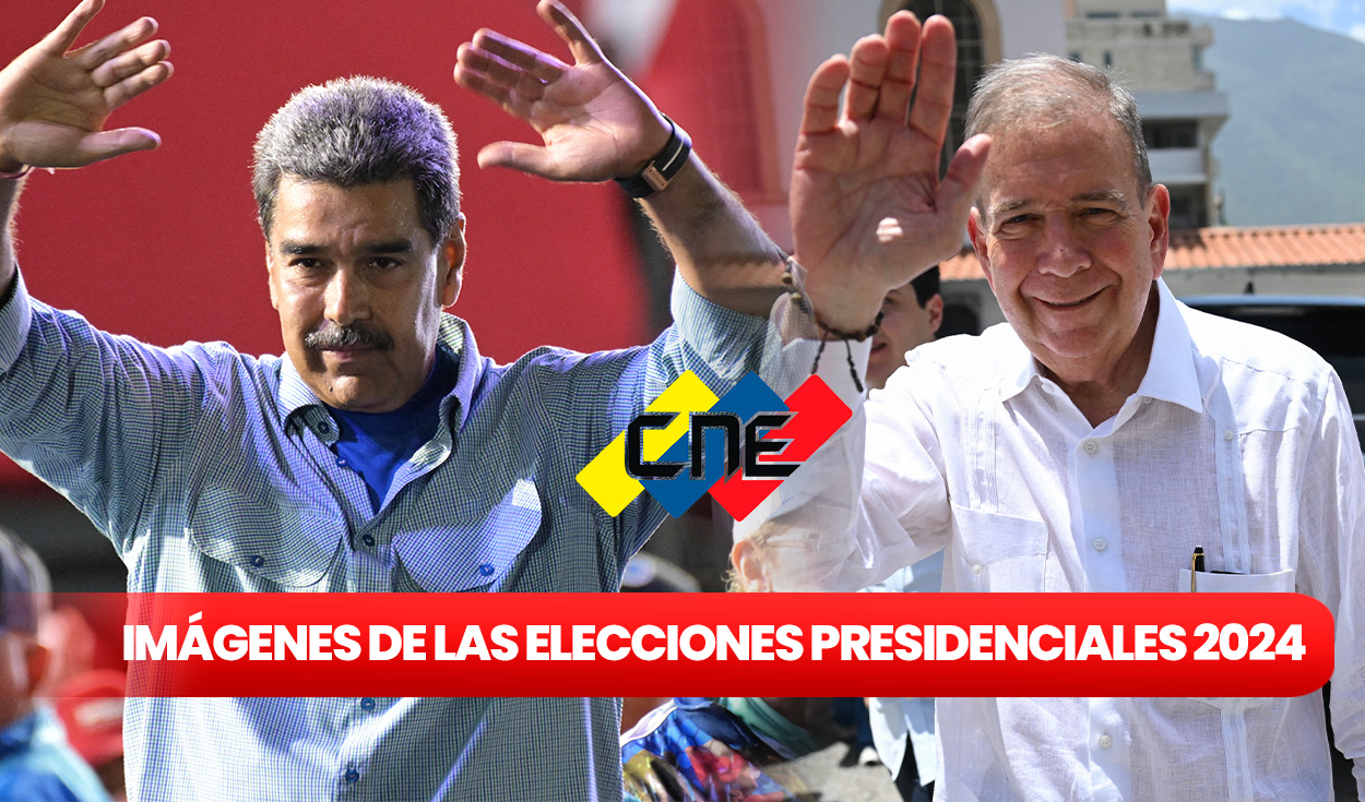 
                                 Con Nicolás Maduro y Edmundo Gonzáles: las IMÁGENES de la intensa jornada electoral de Venezuela 
                            