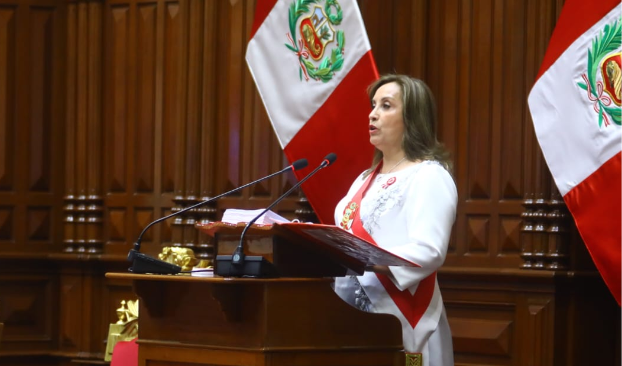 
                                 Presidenta Dina Boluarte reitera su llamado al diálogo, pero no pide perdón por muertes en protestas 
                            