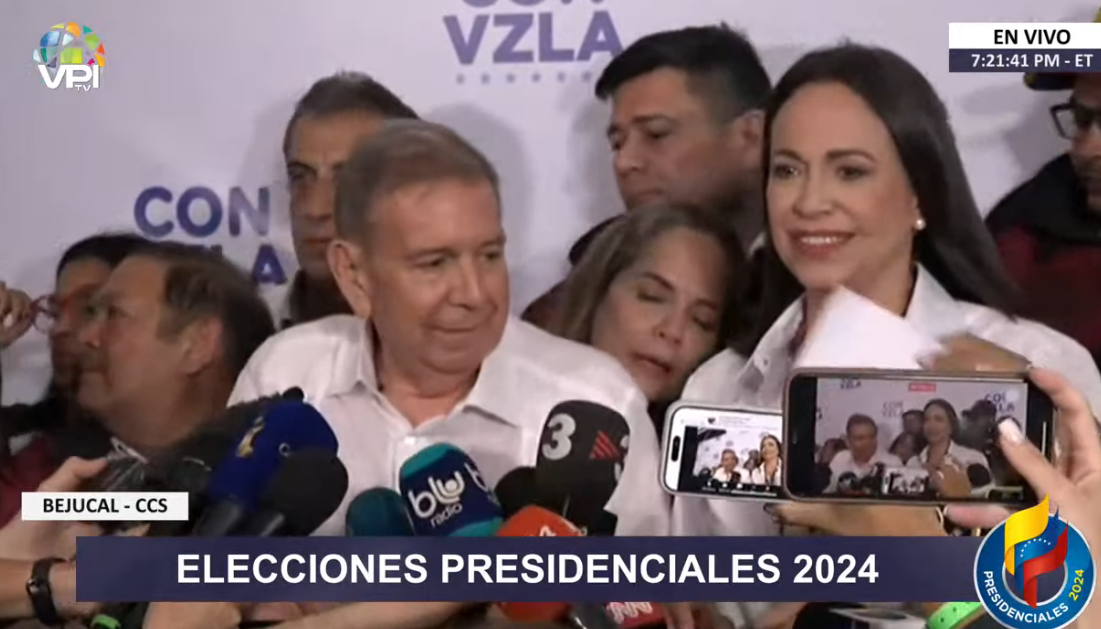 edmundo gonzales y maria corina machado | elecciones 2024