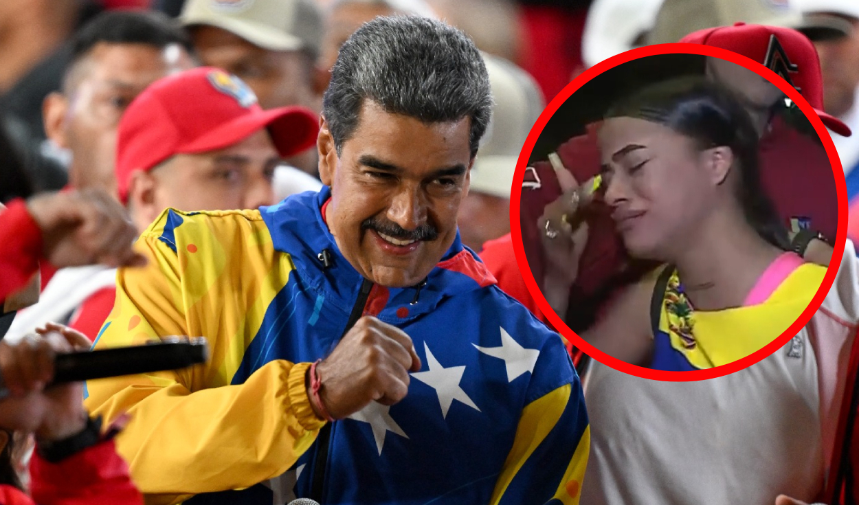 
                                 Venezolanos en el Perú lloran de impotencia tras revelarse fraude de Maduro: “En Venezuela no hay democracia