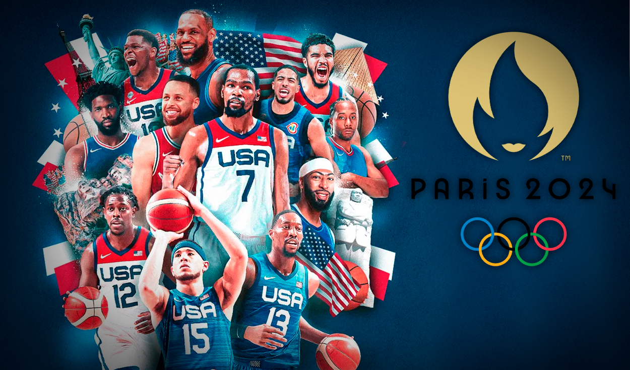 
                                 Estados Unidos en baloncesto de París 2024: calendario de partidos, fixture y rivales del Dream Team en los JJOO 
                            