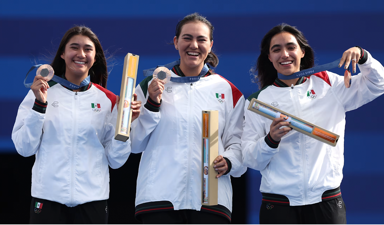 
                                 El enigma de la caja olímpica: ¿cuál es el premio oculto que ganó el equipo mexicano de tiro con arco en París 2024? 
                            