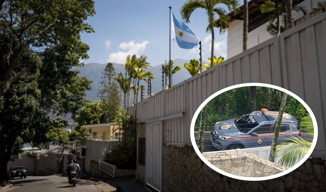 
                                 Denuncian intento de toma de la Embajada Argentina en Venezuela por parte de la Policía Bolivariana 
                            