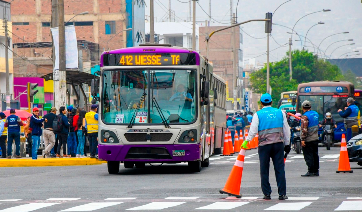 
                                 Desvío del Corredor Morado por obras en San Juan de Lurigancho: conoce la nueva ruta hacia el centro de Lima 
                            