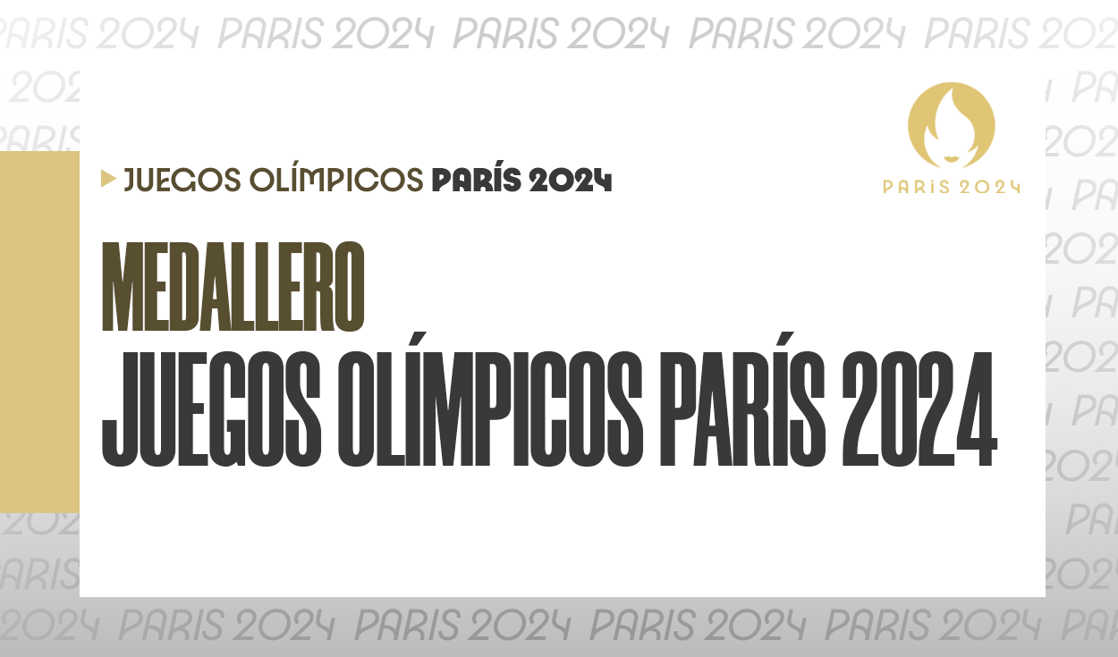 
                                 Medallero Juegos Olímpicos París 2024 EN VIVO: revisa la tabla general actualizada 
                            
