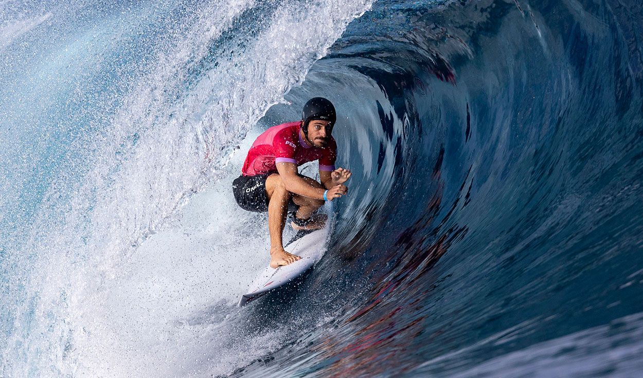 
                                 Alonso Correa en París 2024 EN VIVO: hora y canal confirmado de los cuartos de final de surf 
                            