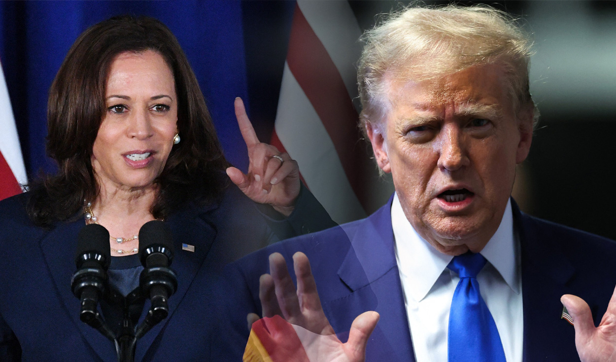 
                                 Kamala Harris le responde a Donald Trump: “Si tienes algo que decirme, dímelo en la cara” 
                            