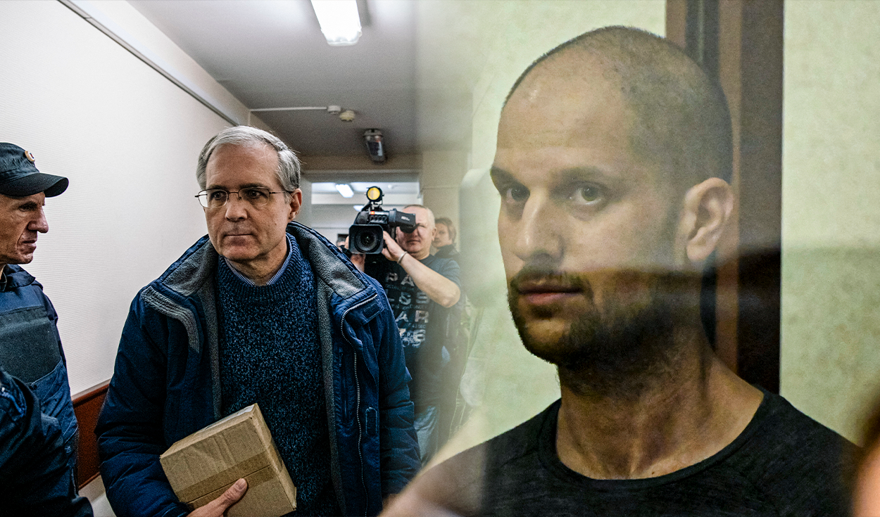 
                                 Rusia libera al periodista Evan Gershkovich y al exmarino Paul Whelan en intercambio masivo de prisioneros con Estados Unidos 
                            