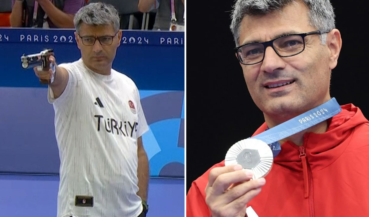 
                                 Tirador turco sorprende al mundo en París 2024: ganó medalla de plata con una mano en el bolsillo 
                            